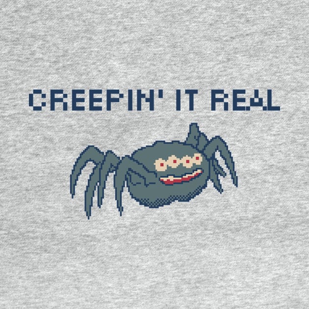 Creepin' It Real - Halloween 8 Bit Pixel Art by pxlboy